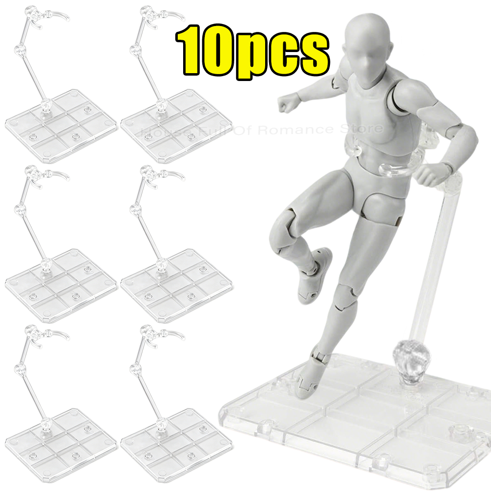 Model Kit Jms - 2/5/10PCS ชุดประกอบฟิกเกอร์แอคชั่น ฐานตั้งโชว์ ตุ๊กตาโมเดล ฐานรองรับ ใช้งานร่วมกับ