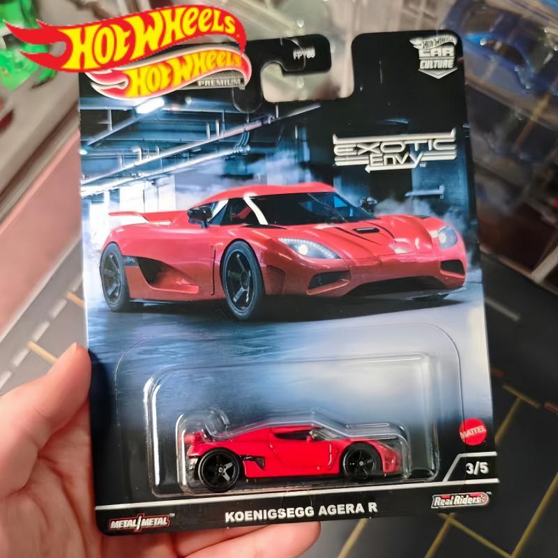 Model Kit Alfa Romeo - รถของเล่นฮอตวีลส์ของแท้ ชุดพรีเมียม Car Culture Exotic Envy
