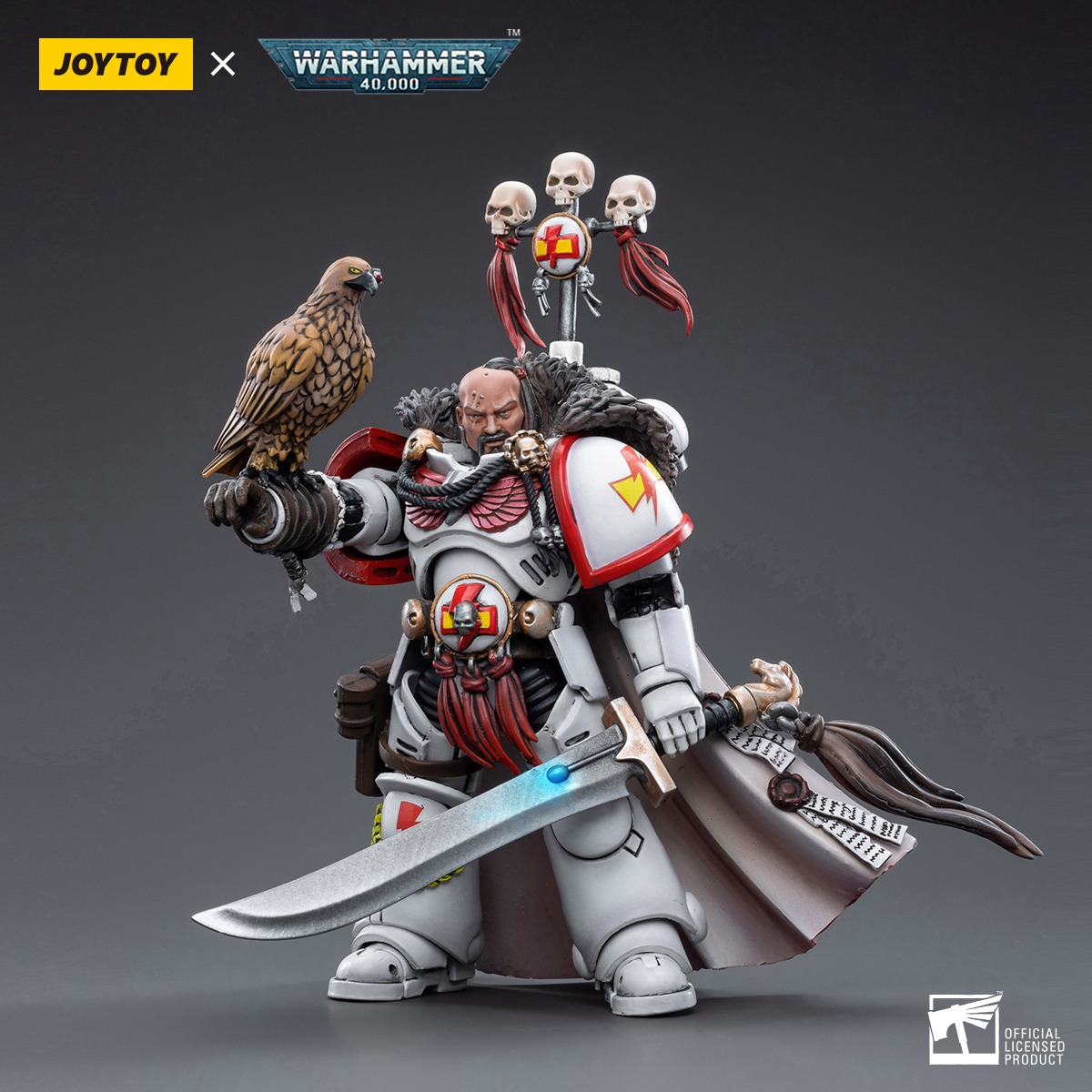 Model Kit Warhammer - 【อุปกรณ์เสริม】JOYTOY Warhammer 40K 1/18 แอ็คชั่นฟิกเกอร์ไวท์สการ์สกัปเตอร์ คอร์'ซาร์โร