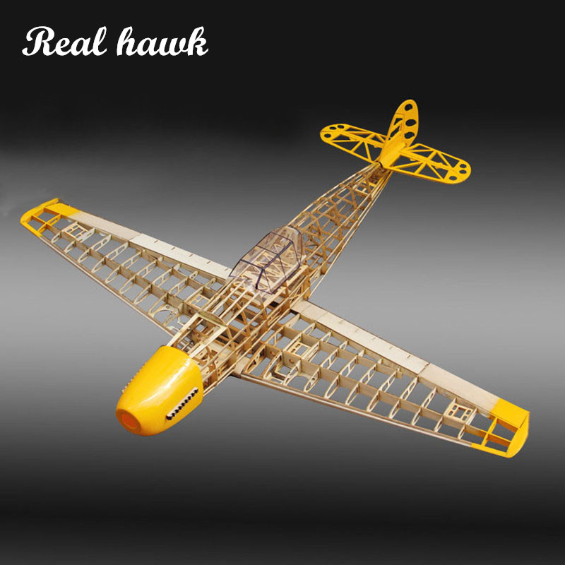 Model Kit Manual - RC Airplane ชุดเครื่องบินไม้บัลซาที่ตัดด้วยเลเซอร์กรอบ BF109 wingspan 1020mm