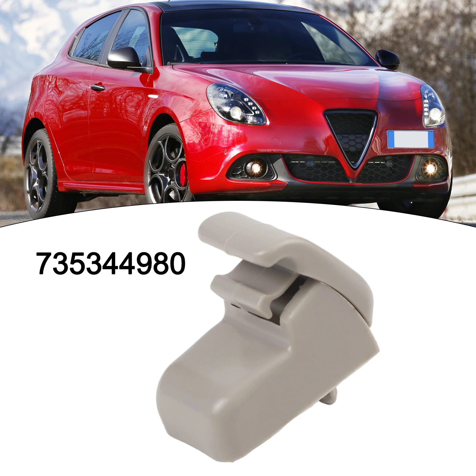 Model Kit Alfa Romeo - ขายึดบังแดด 735344980 สำหรับเฟียตและอัลฟ่า โรมิโอ 147 รุ่นวัสดุ