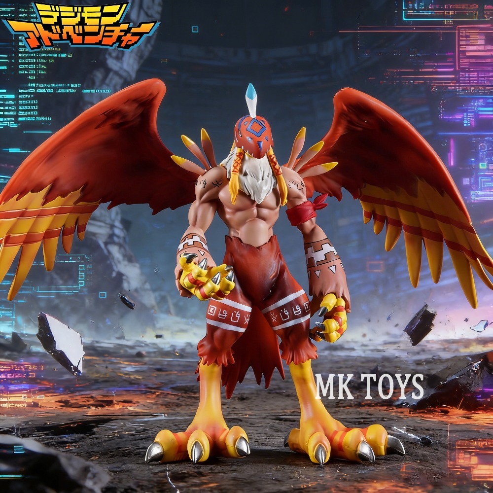 Model Kit Digimon - ฟิกเกอร์การ์ดามอนจากอนิเมะดิจิมอนแอดเวนเจอร์ ขนาด 18 ซม. ของสะสมโมเดล PVC