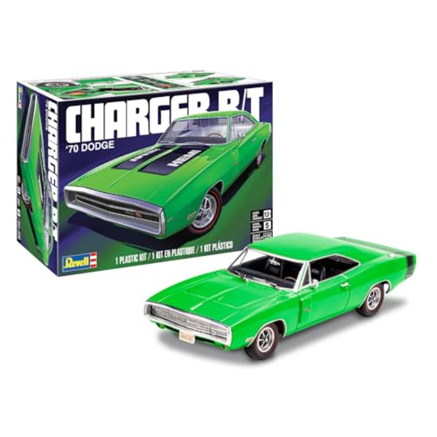 Model Kit Levels - ชุดประกอบโมเดลรถ Dodge Charger R/T ปี 1970