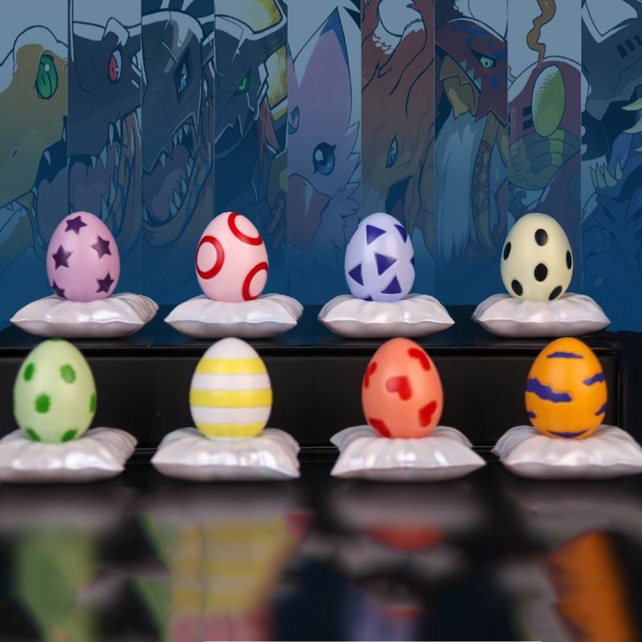 Model Kit Digimon - 8 ชิ้น/ชุด ฟิกเกอร์อนิเมะ ดิจิมอน แอดเวนเจอร์ ขนาด