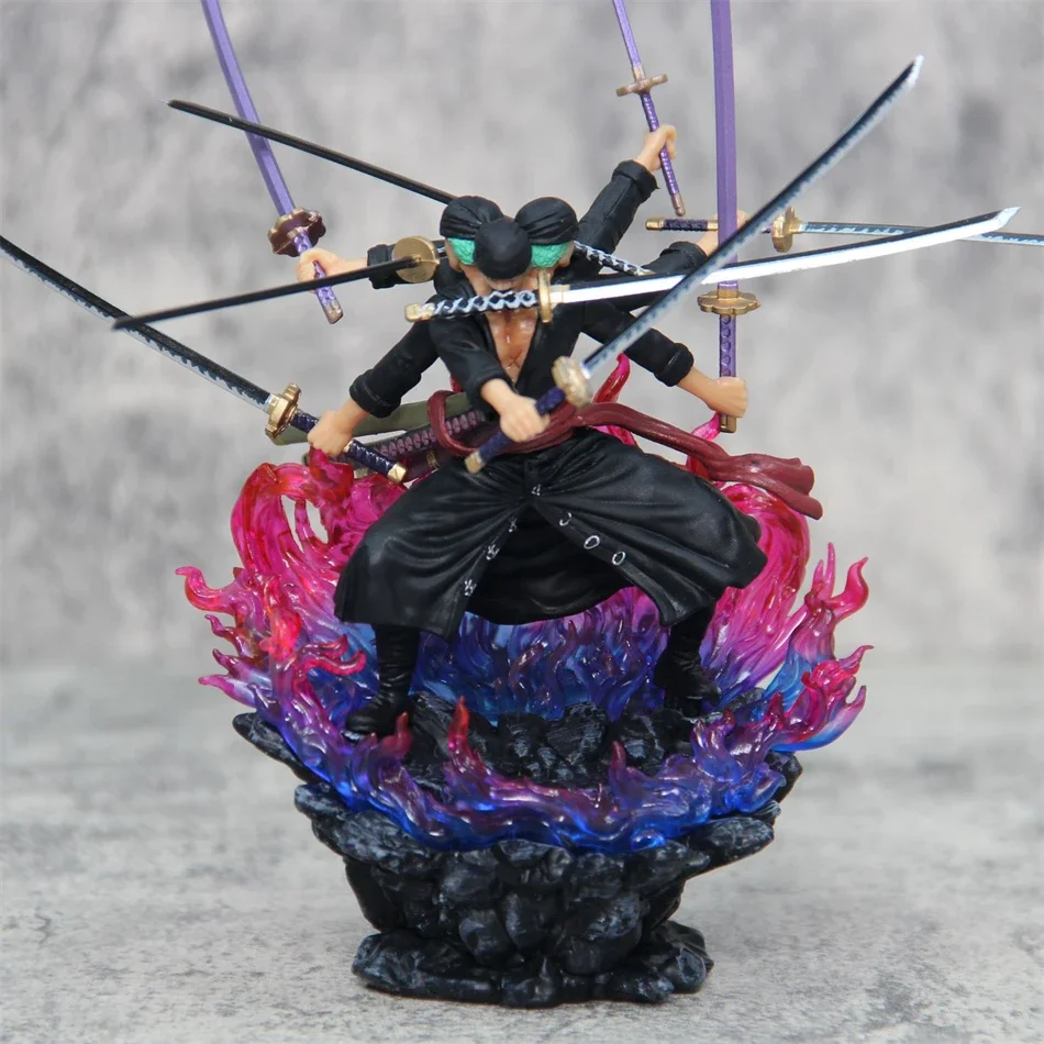 Model Kit One Piece - One Piece Zoro Action FigureอะนิเมะรูปAsura Roronoa