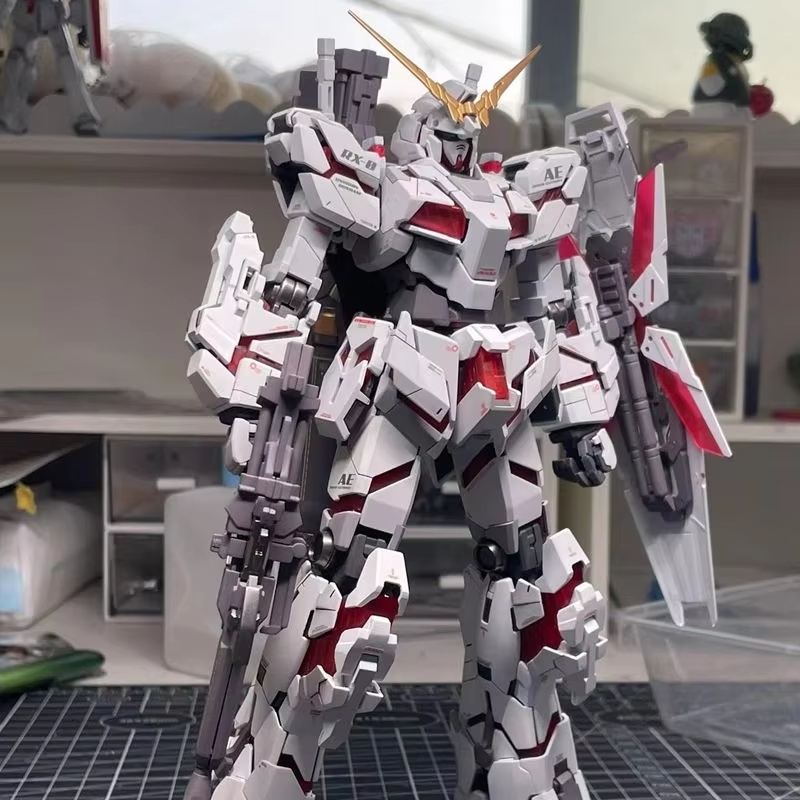 Model Kit Jms - ในสต็อก Hg 1/144 Rx-0 Unicorn Destruction