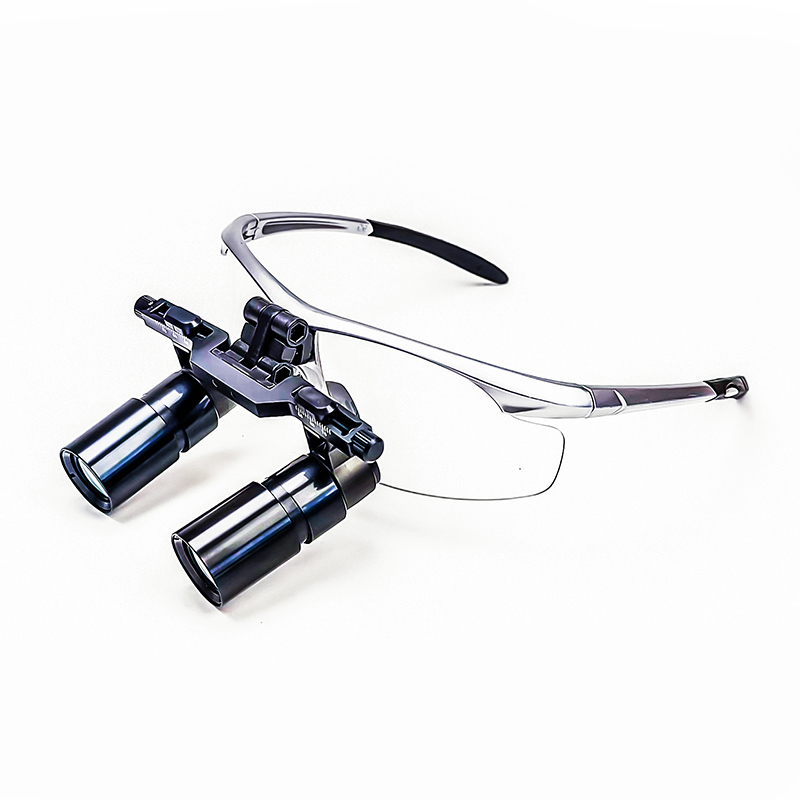 Magnifier With Light - แว่นขยายแบบปริซึม Burite รุ่นใหม่ล่าสุด 4.0x5.0x6.0x แว่นขยายแบบสองตาสำหรับผ่าตัด ไม่มีไฟ