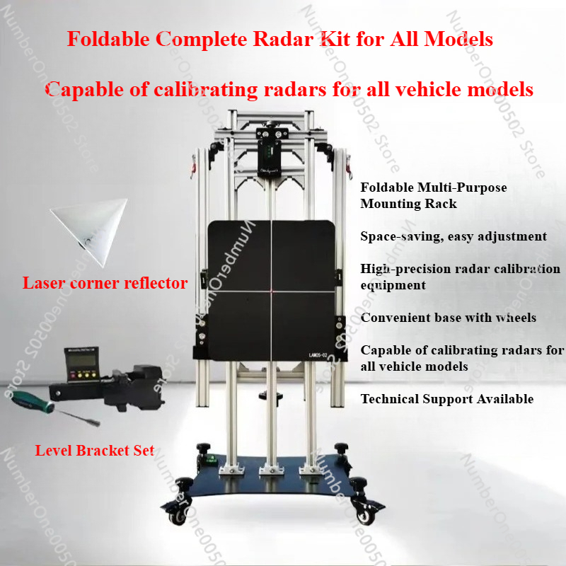 Model Kit Levels - เครื่องมือปรับเทียบ ADAS แบบพับได้อเนกประสงค์ พร้อมตัวปรับเทียบ ACC ระดับ