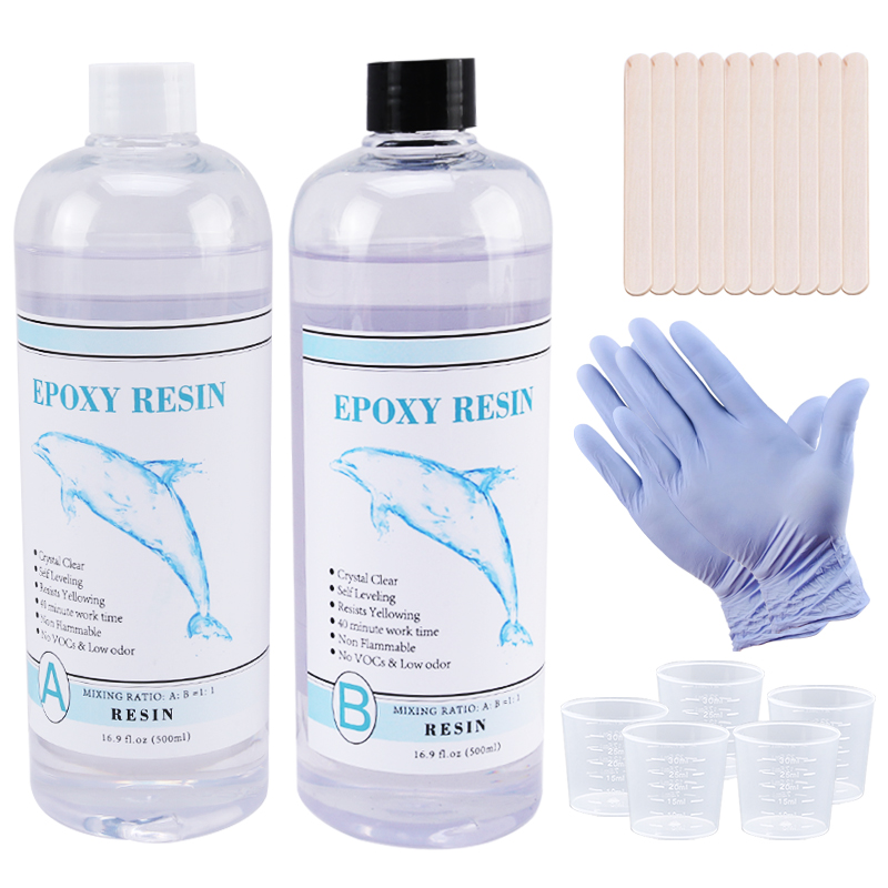 Resin Kit Cast - 1:1 เรซินอีพ็อกซี่ใส Crystal Clear Art เรซิ่นอีพ็อกซี่