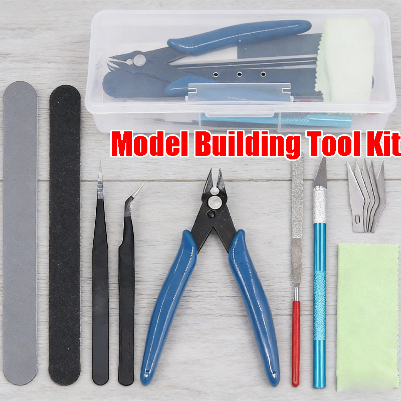 Model Kit Manual - ชุดเครื่องมือประกอบโมเดลกันพลาที่สมบูรณ์แบบ เครื่องมือประกอบที่จำเป็นสำหรับการสร้างโมเดลกันพลาด้วยอุปกรณ์ระดับมืออาชีพ