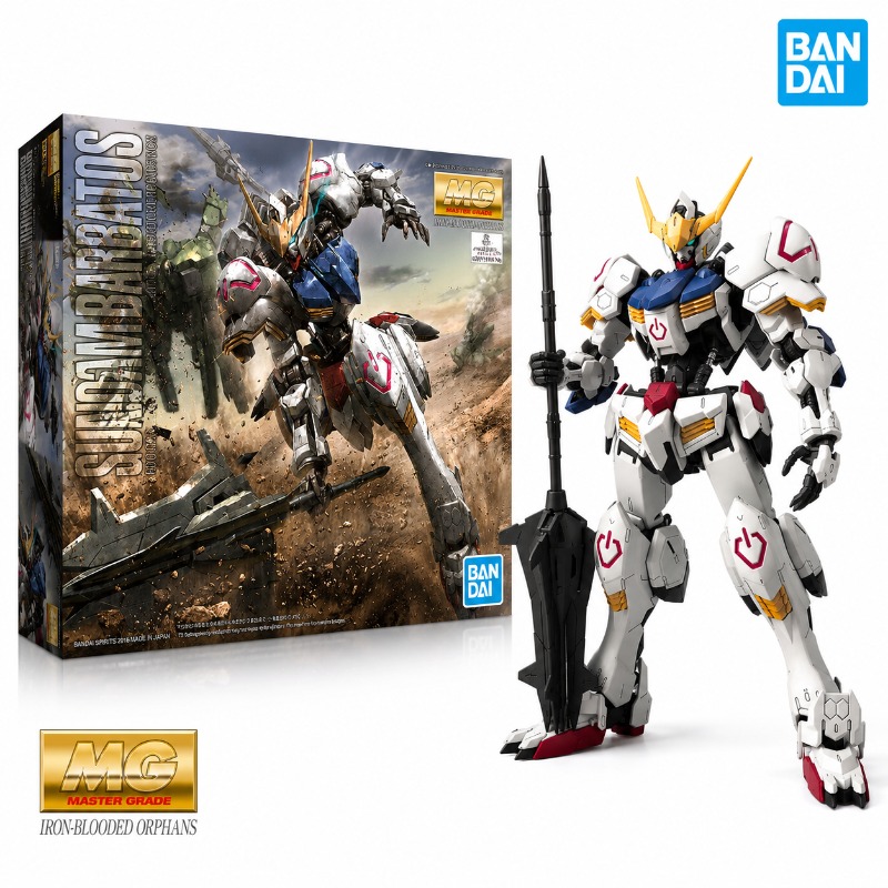 Model Kit Gundam Barbatos - แบนได MG 1/100 บาร์บาโตส กันดั้มของแท้จากญี่ปุ่นโครงสร้างกลไกแอ็คชั่นฟิกเกอร์ของเล่นของขวัญ