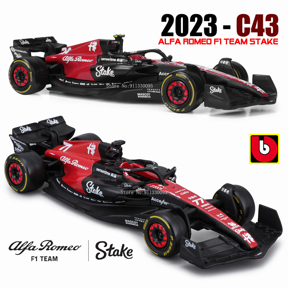 Bburago 1:43ทีม F1อัลฟ่าโรมิโอ - Model Kit Alfa Romeo บทวิจารณ์และราคา