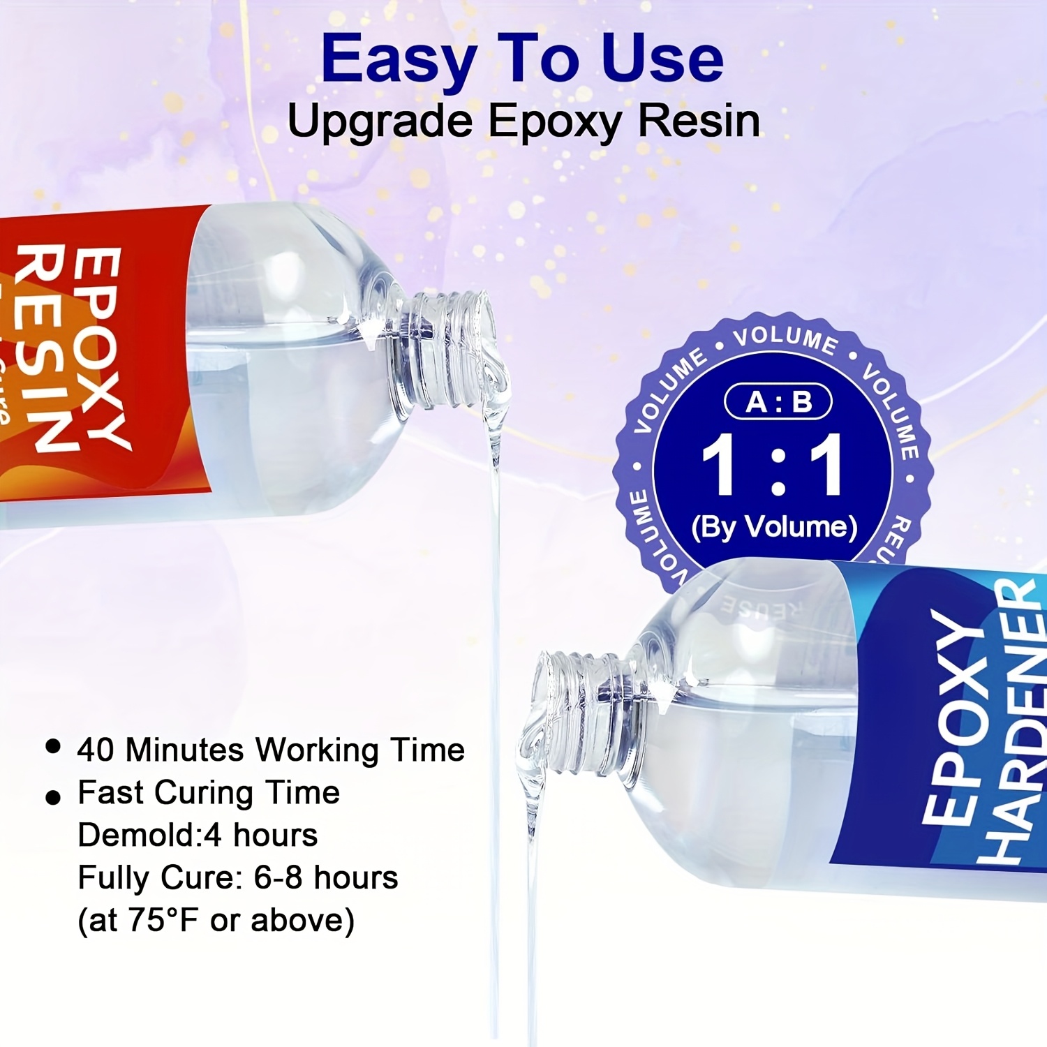 ชุดเรซินอีพ็อกซี่ใส 8oz/16oz/3 - Resin Kit Cast บทวิจารณ์และราคา