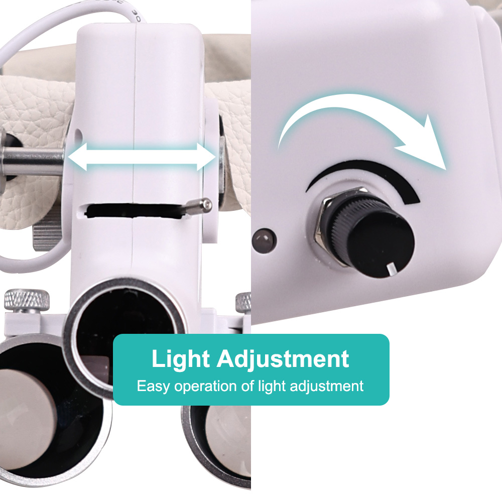 ทันตกรรมไฟ LED ผ่าตัดแว่นขยายไ - Magnifier With Light บทวิจารณ์และราคา