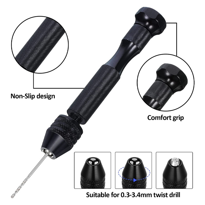 ชุดเครื่องมือโรตารี่แบบหมุนพร้ - Pin Vice Micro บทวิจารณ์และราคา