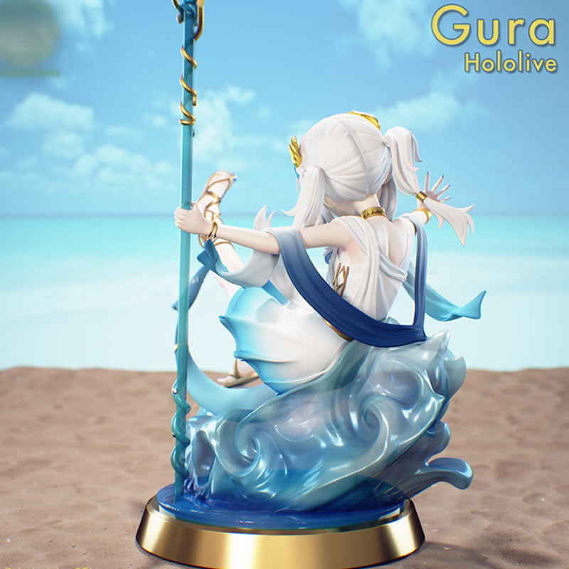 21CM ตัวละครเกม Gawr Gura 3D พ - Model Kit Gurren Lagann บทวิจารณ์และราคา
