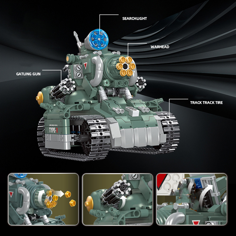 รถถังบังคับวิทยุ 2.4GHz รุ่น S - Model Kit Metal Slug บทวิจารณ์และราคา