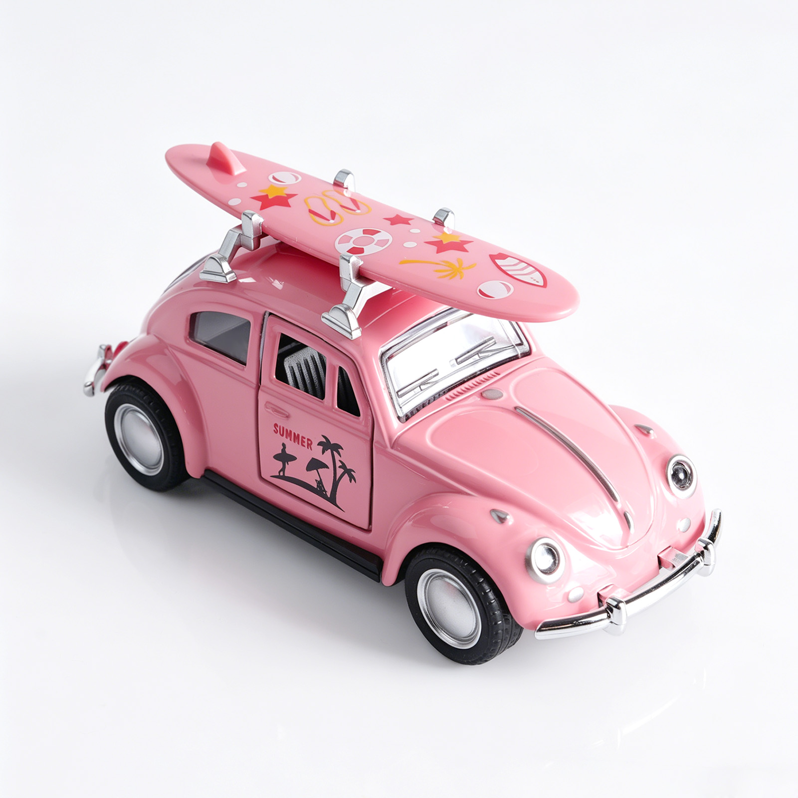 รถโมเดล Volkswagen Beetle สีชม - Model Kit Volkswagen บทวิจารณ์และราคา