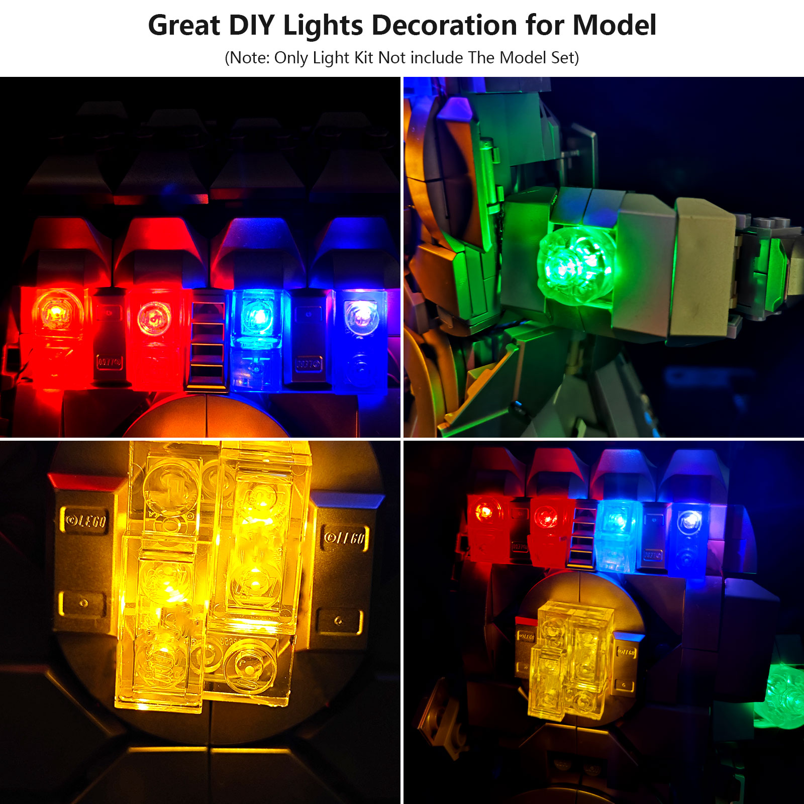 ชุดไฟ LED LYBMTWF ใช้ร่วมกับชุ - Model Kit Manual บทวิจารณ์และราคา