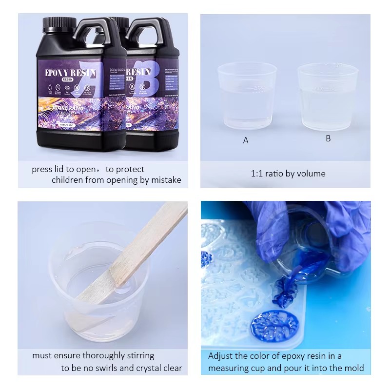 ผสมง่าย 1:1 ชุดเรซินอีพ็อกซี่ค - Resin Kit Cast บทวิจารณ์และราคา