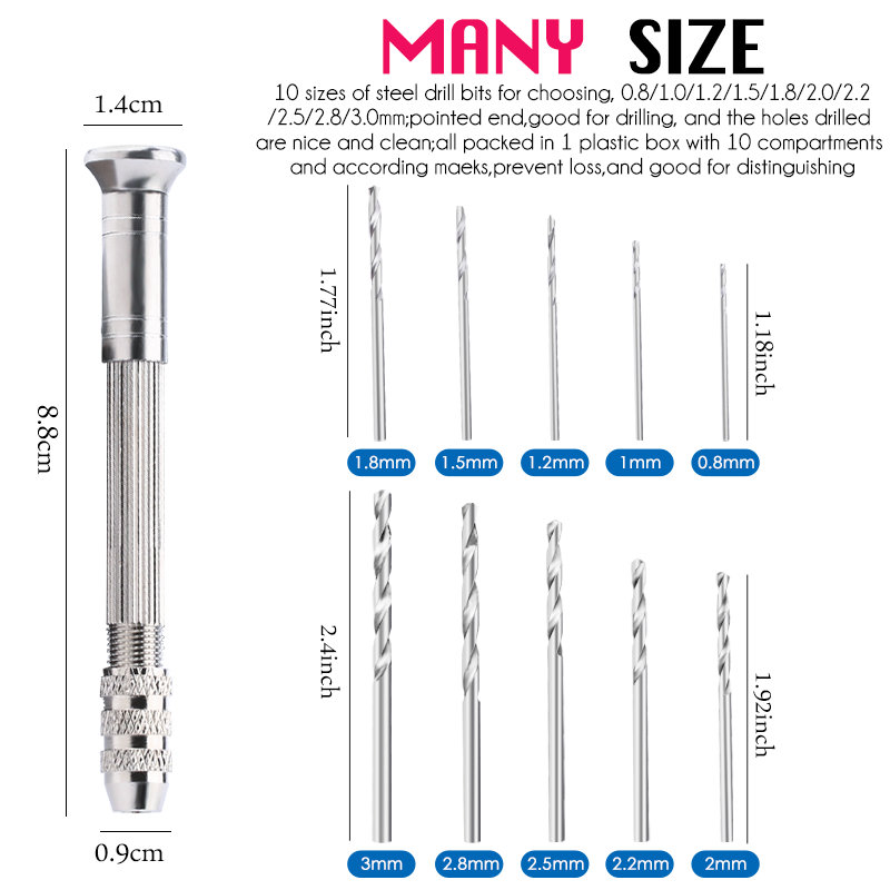 มินิมือเรซิ่นเจาะ Pin Vise เจา - Pin Vice Micro บทวิจารณ์และราคา