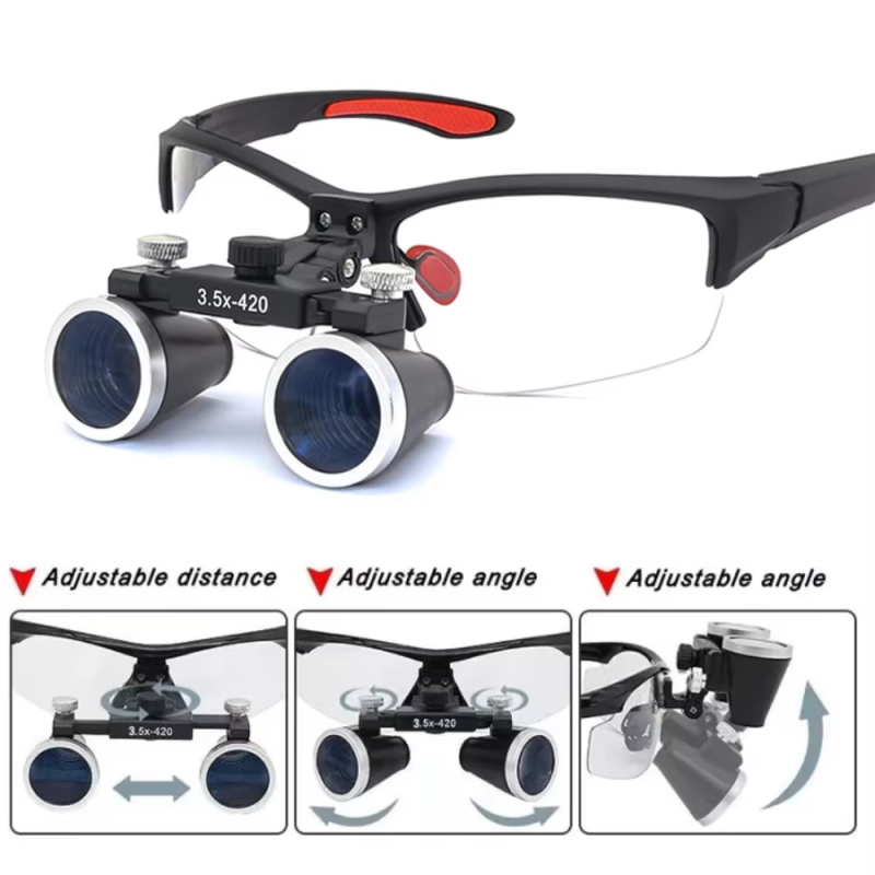 แว่นขยายแบบสองตาสำหรับทันตกรรม - Magnifier With Light บทวิจารณ์และราคา