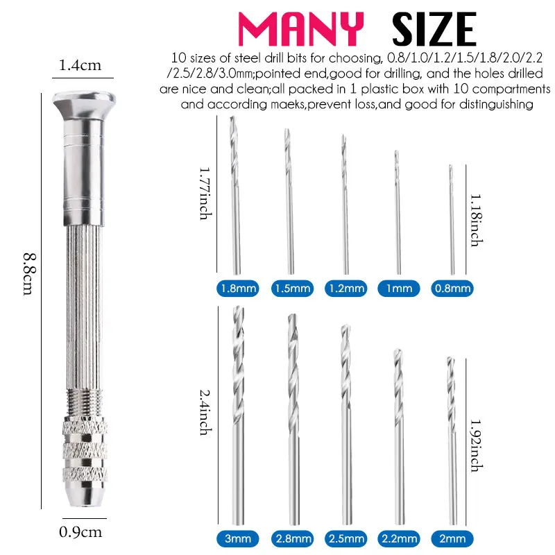 มินิมือเรซิ่นเจาะ Pin Vise เจา - Pin Vice Micro บทวิจารณ์และราคา