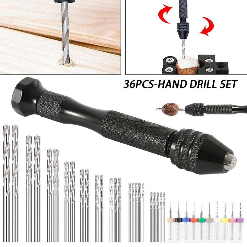 ชุดดอกสว่านขนาดเล็ก 36 ชิ้น ขน - Pin Vice Micro บทวิจารณ์และราคา