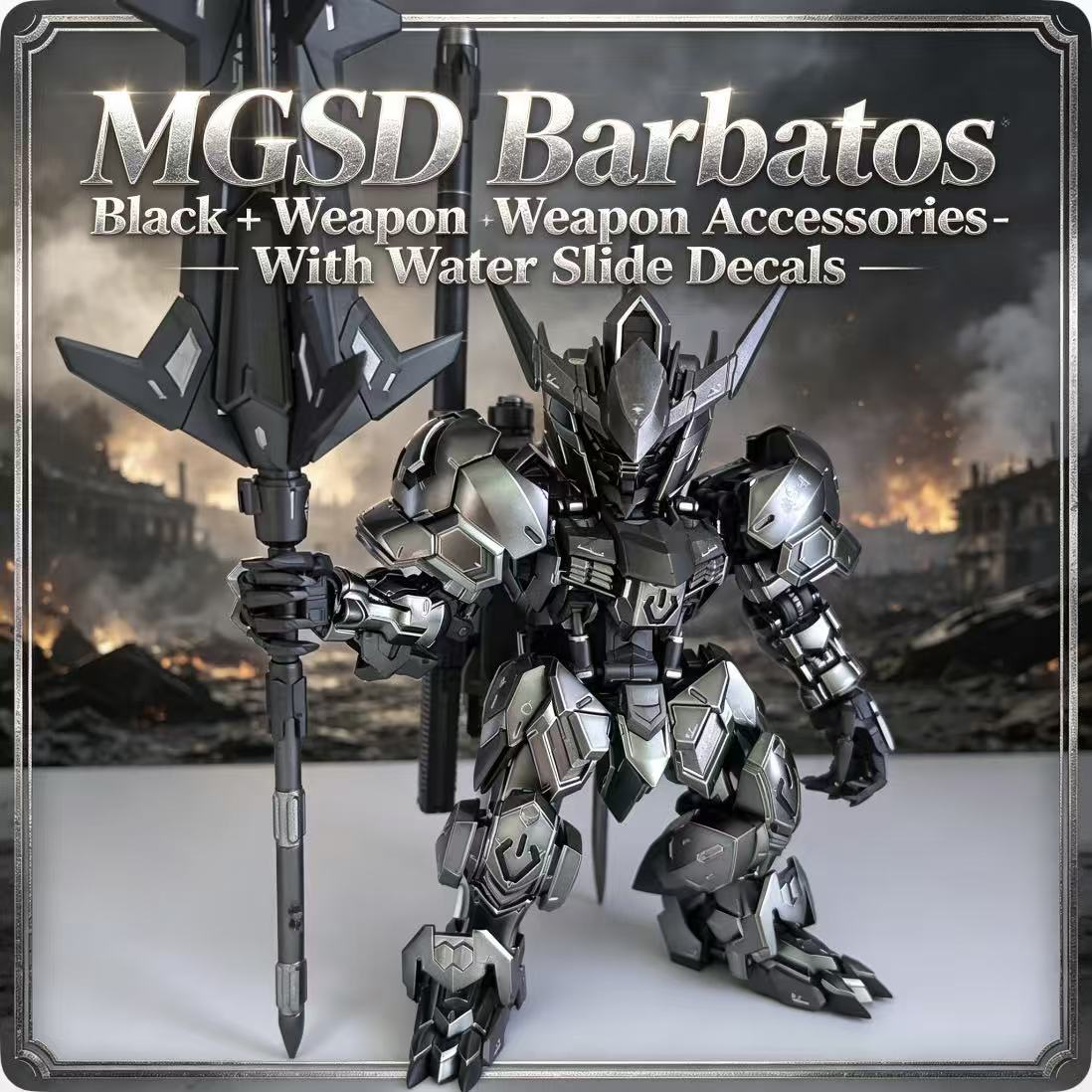 G08B【ในสต็อก】MGSD ASW-G-08 Bar - Model Kit Gundam Barbatos บทวิจารณ์และราคา