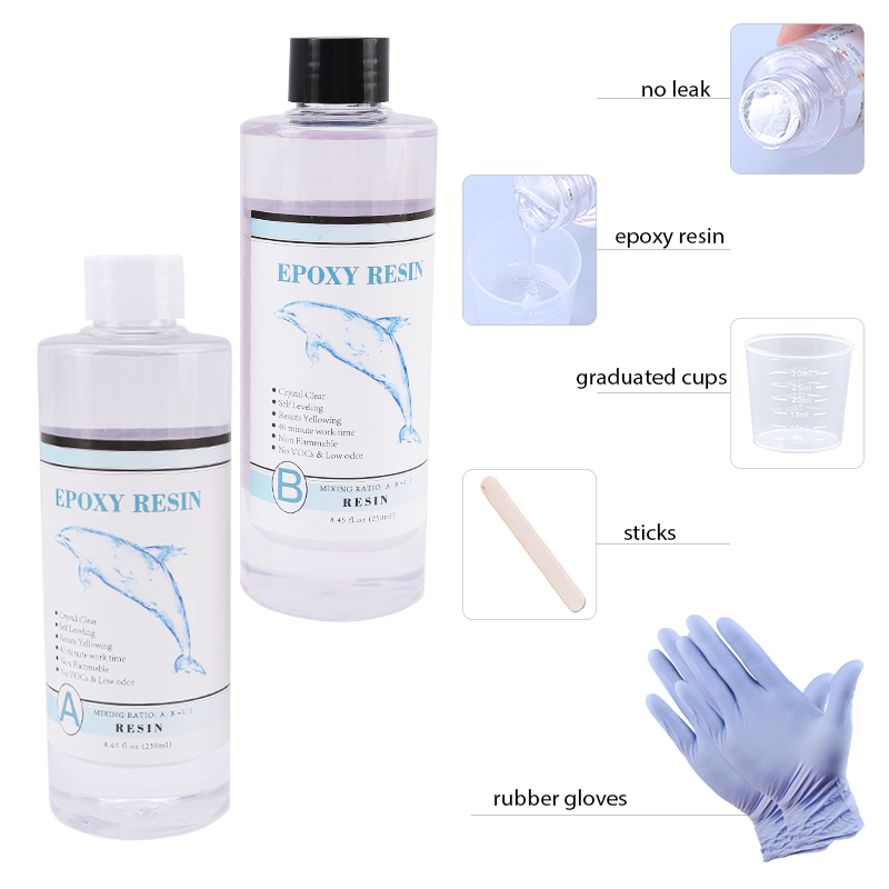 1:1 เรซินอีพ็อกซี่ใส Crystal C - Resin Kit Cast บทวิจารณ์และราคา