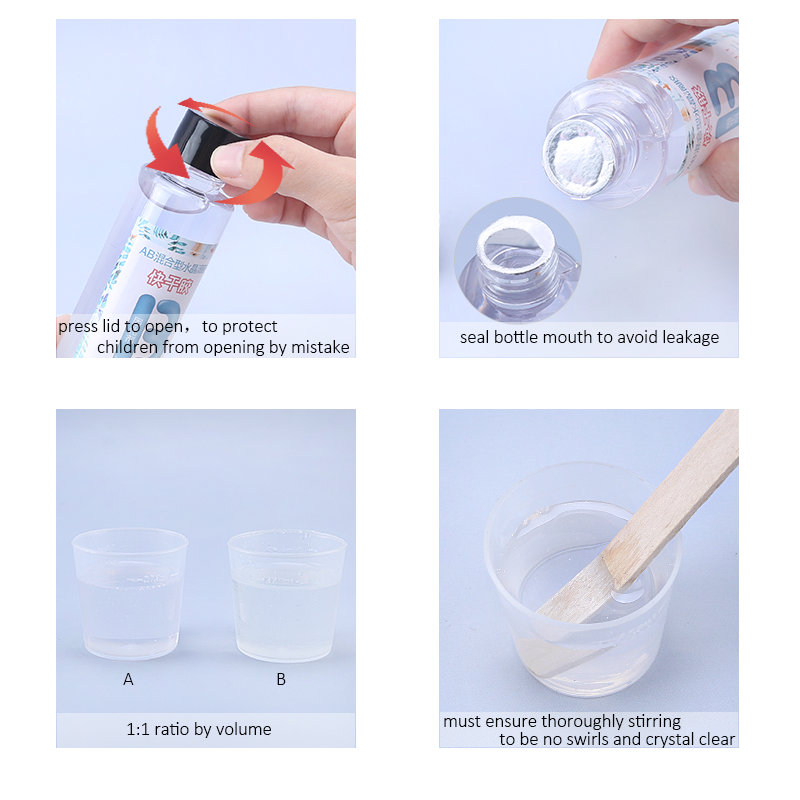 1:1 เรซินอีพ็อกซี่ใส Crystal C - Resin Kit Cast บทวิจารณ์และราคา