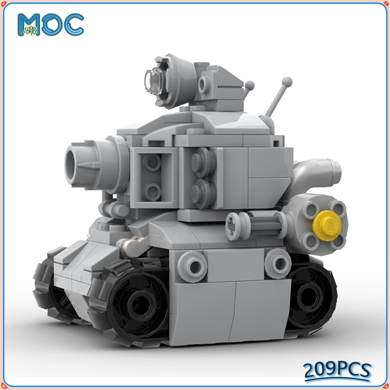 ตัวต่อ MOC บล็อกโลหะรูปรถถังแอ - Model Kit Metal Slug บทวิจารณ์และราคา