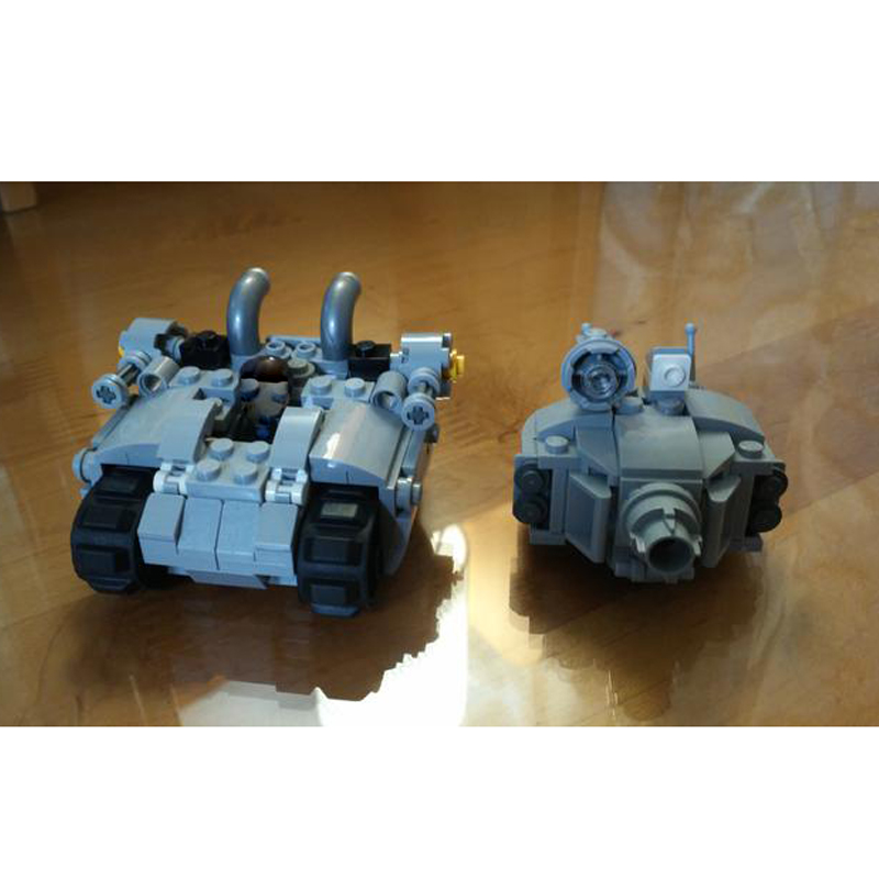 ตัวต่อ MOC บล็อกโลหะรูปรถถังแอ - Model Kit Metal Slug บทวิจารณ์และราคา