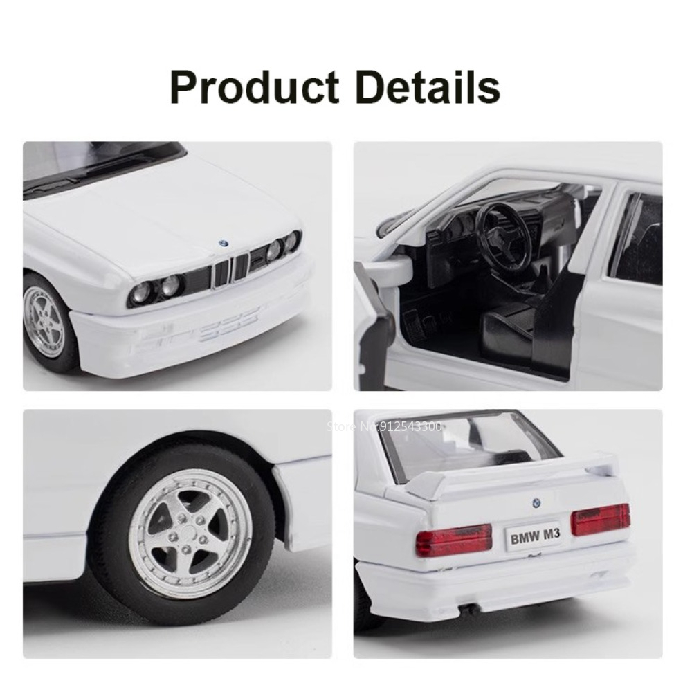 1/36 BMW M3 1987 ของเล่นรถโลหะ - Model Kit Alfa Romeo บทวิจารณ์และราคา