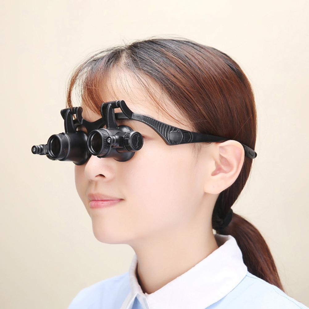 แว่นขยายแบบสวมศีรษะ 10-25 เท่า - Magnifier With Light บทวิจารณ์และราคา