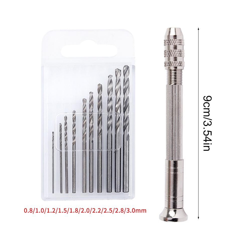ชุดสว่านมือพร้อมดอกสว่าน 10 ชิ - Pin Vice Micro บทวิจารณ์และราคา