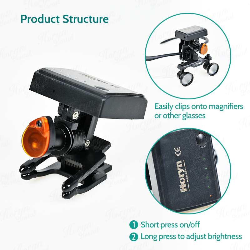 ทันตกรรม 5W ไร้สาย LED ไฟหน้าพ - Magnifier With Light บทวิจารณ์และราคา