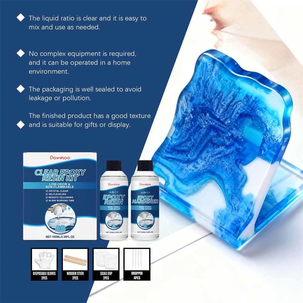 เรซิ่นอีพ็อกซี่ใส DIY สำหรับทำ - Resin Kit Cast บทวิจารณ์และราคา