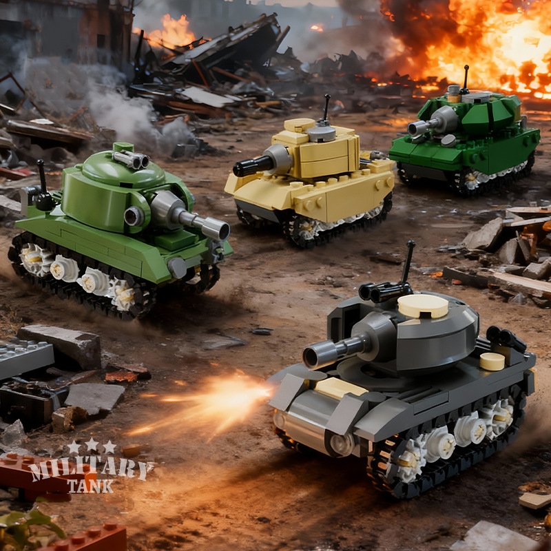 บล็อกตัวต่อรถถังทหาร ของเล่นตั - Model Kit Metal Slug บทวิจารณ์และราคา