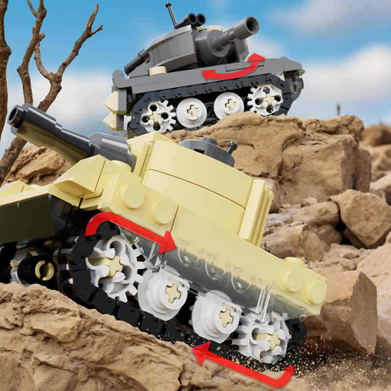 บล็อกตัวต่อรถถังทหาร ของเล่นตั - Model Kit Metal Slug บทวิจารณ์และราคา