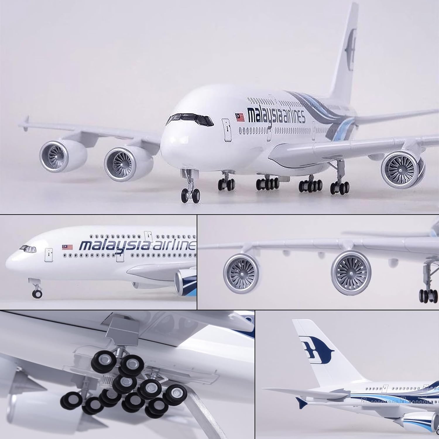 1:160 สเกลมอลเซียแอร์ไลน์ A380 - Resin Kit Cast บทวิจารณ์และราคา